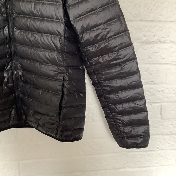 Adidas Lightweight Duck Down Quilted Jacket - Size M - Black - P2P 21” - Picture 5 of 8